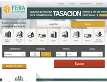 Tablet Screenshot of ferayasociados.com